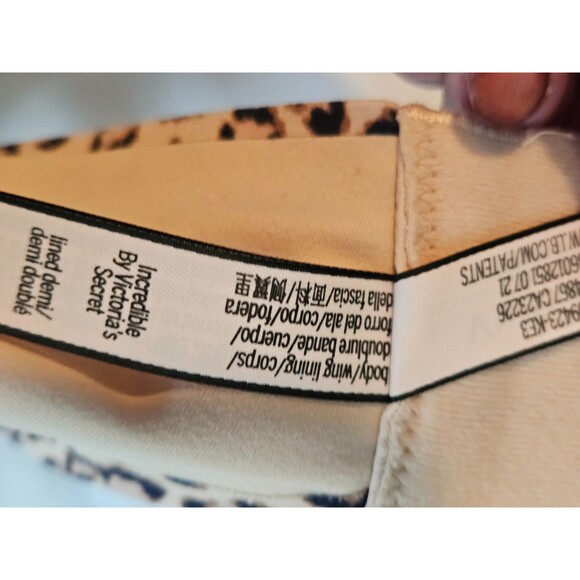 Incredible By Victoria’s Secret 38DDD Women Lined Demi Bra Underwired 1-2 - Picture 8 of 10